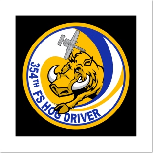 354th FS Hog Driver Posters and Art